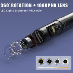   10 M 360 derece rotasyon lens endoskop 