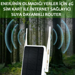 GÜNEŞ PANELLİ 4G ROUTER WİFİ SAĞLAYICI