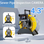 20 metre  FİBER  sert  kablo  pipe  kamera  ekranlı kayıtlı  