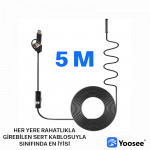 3  Kameralı USB Type-C 5MT Yılan Kamera
